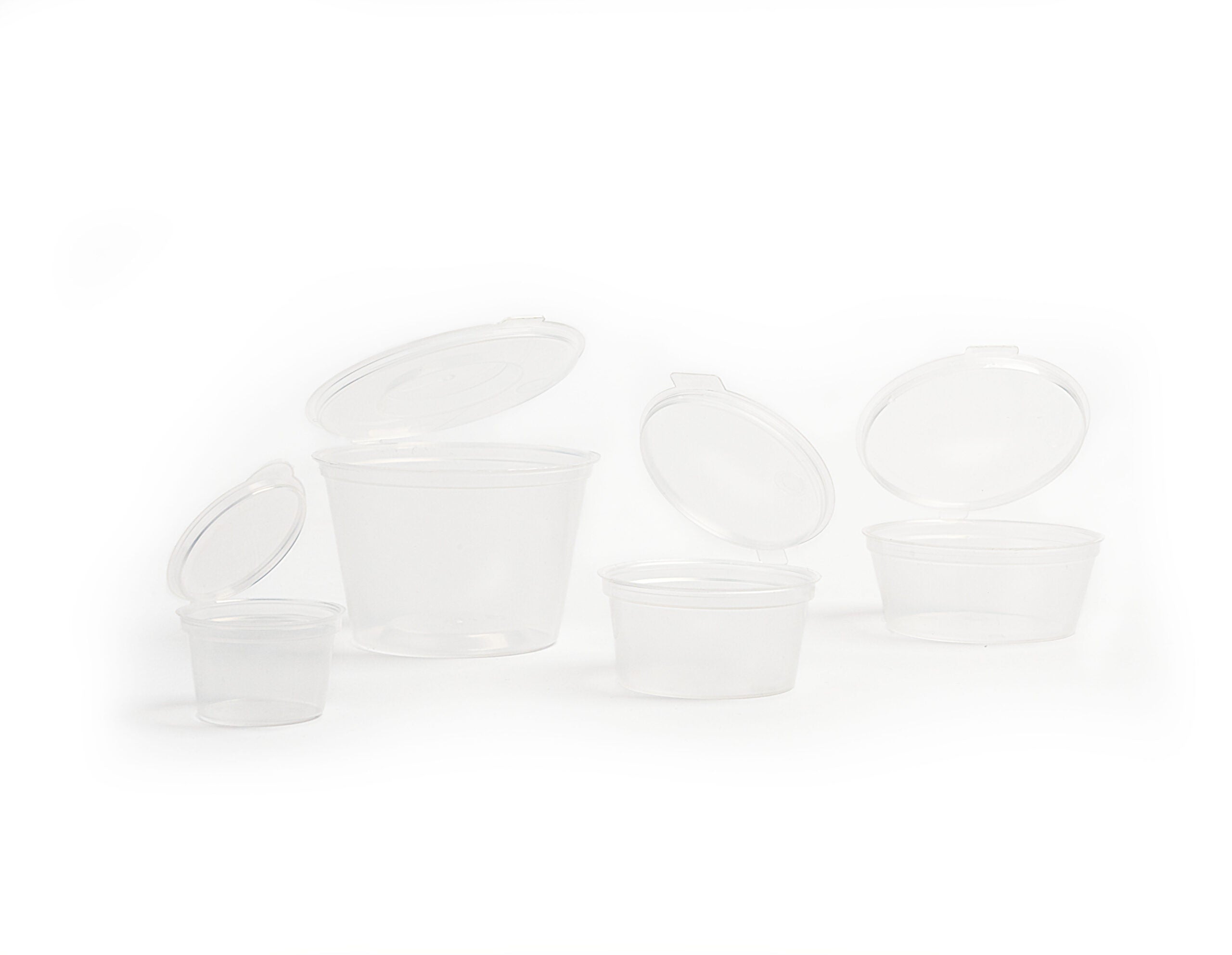 QC Hinged Sauce Cup with Lid 10ml