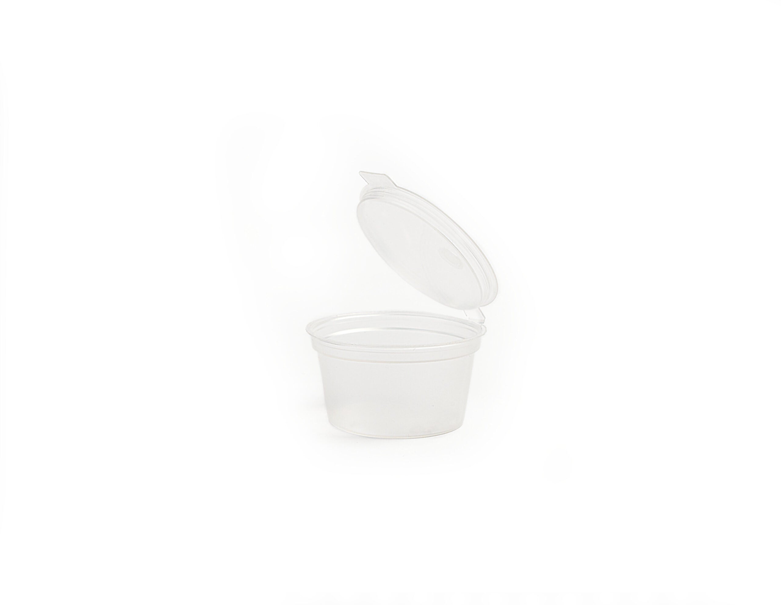 QC Hinged Sauce Cup with Lid 1oz